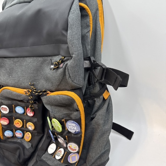 BACKPACK SwissTech Zermatt School Laptop Compartment Gray Black EXCELLENT - Picture 3 of 5